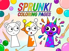 Игра Sprunki Coloring Pages онлајн