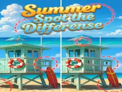 Игра Summer Spot the Differense онлајн