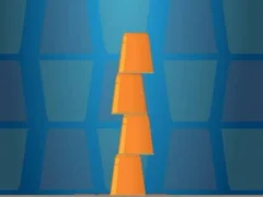 Игра Cups Tower Builder онлајн