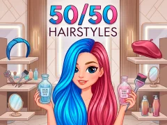 Игра 50/50 Hairstyles онлајн