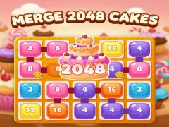 Игра Merge 2048 cakes онлајн