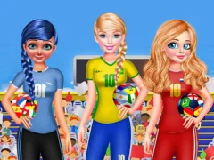 Игра BFF Princess Vote For  FIFA 2018 Quarter Finals онлајн