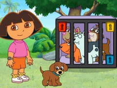 Игра Dora The explorer Dora's Puppy Adventure онлајн
