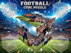 Игра Football Cube Puzzle онлајн