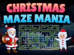 Игра Christmas Maze Mania онлајн
