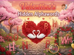 Игра Valentine's Hidden Alphawords онлајн