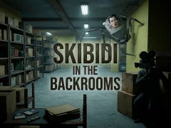 Игра Skibidi In The Backrooms онлајн
