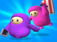 Игра Fall Heroes Fun Guys Run онлајн