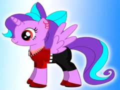 Игра Fancy Pony Dressup онлајн