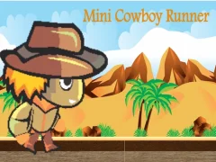 Игра Mini cowboy runner онлајн