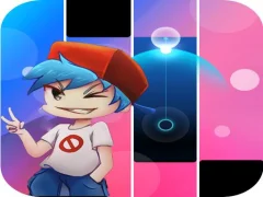 Игра Friday night funkin Piano Tiles онлајн