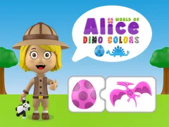 Игра World of Alice Dino Colors онлајн