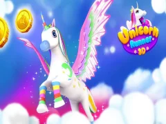 Игра Unicorn Run 3D онлајн