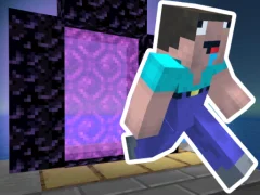 Игра Noob Steve Parkour онлајн