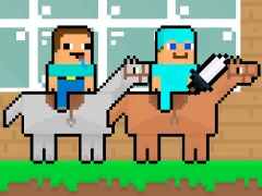 Игра Noob vs Pro HorseCraft онлајн