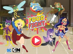 Игра DC Super Hero Girls Food Fight онлајн