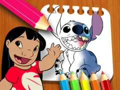 Игра Lilo and Stitch Coloring Book онлајн