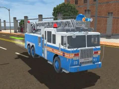 Игра Fire Truck Driving Simulator 2024 онлајн