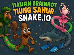 Игра Italian Brainrot Tung Sahur Snake.io онлајн