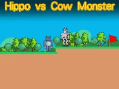 Игра Hippo vs Cow Monster онлајн