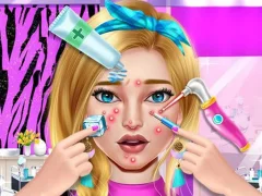 Игра Pimple Treatment Makeover Salon онлајн
