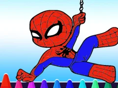 Игра Spiderman Coloring book онлајн