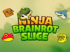 Игра Ninja brainrot Slice онлајн