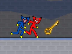 Игра Stickman Huggy Party Duo онлајн