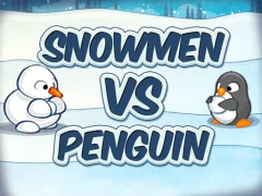 Игра Snowmen vs Penguin онлајн
