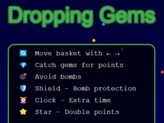 Игра Dropping Gems онлајн