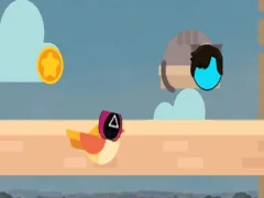 Игра Squid Bird Jump 2D онлајн