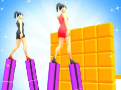 Игра Heels Run Race - Stack Rider онлајн