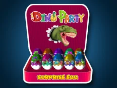 Игра Surprise Egg: Dino Party онлајн
