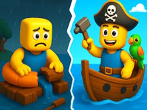 Игра Треска со брод на Роби онлајн