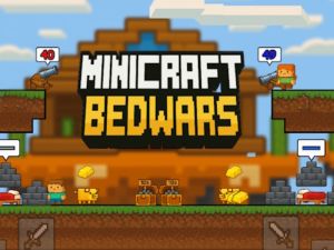 Игра Војни во креветот во Минекрафт онлајн