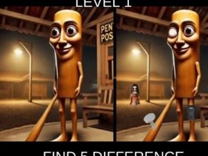 Игра Тунг Тунг Сахур: разлики онлајн