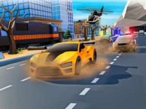 Игра Зиг извршување на полициски автомобил онлајн