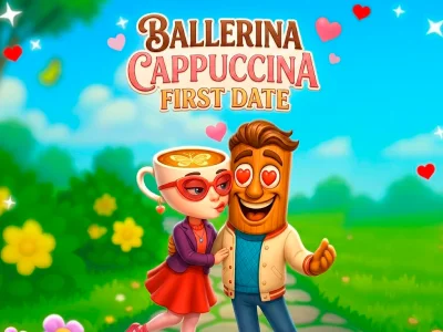 Игра Ballerina Cappuccina First Date онлајн