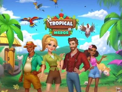 Игра Tropical Merge онлајн