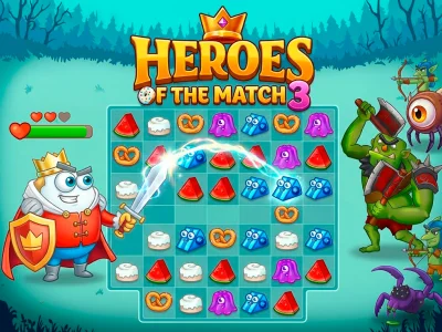 Игра Heroes of the match 3 онлајн