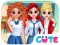 Игра BFF Princess Back To School онлајн