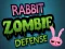Игра Rabbit Zombie Defense онлајн