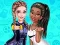 Игра Elsa And Tiana Workout Buddies онлајн