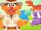 Игра 123 Sesame Street: Ernie's Dinosaur Day Care онлајн