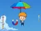 Игра Umbrella Falling Guy онлајн