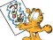 Игра Garfield connects the dots онлајн
