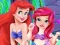 Игра Baby Ariel Treating Cold онлајн