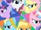 Игра Pony Round Puzzle онлајн