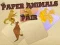 Игра Paper Animals Pair онлајн