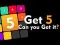 Игра Get 5 онлајн